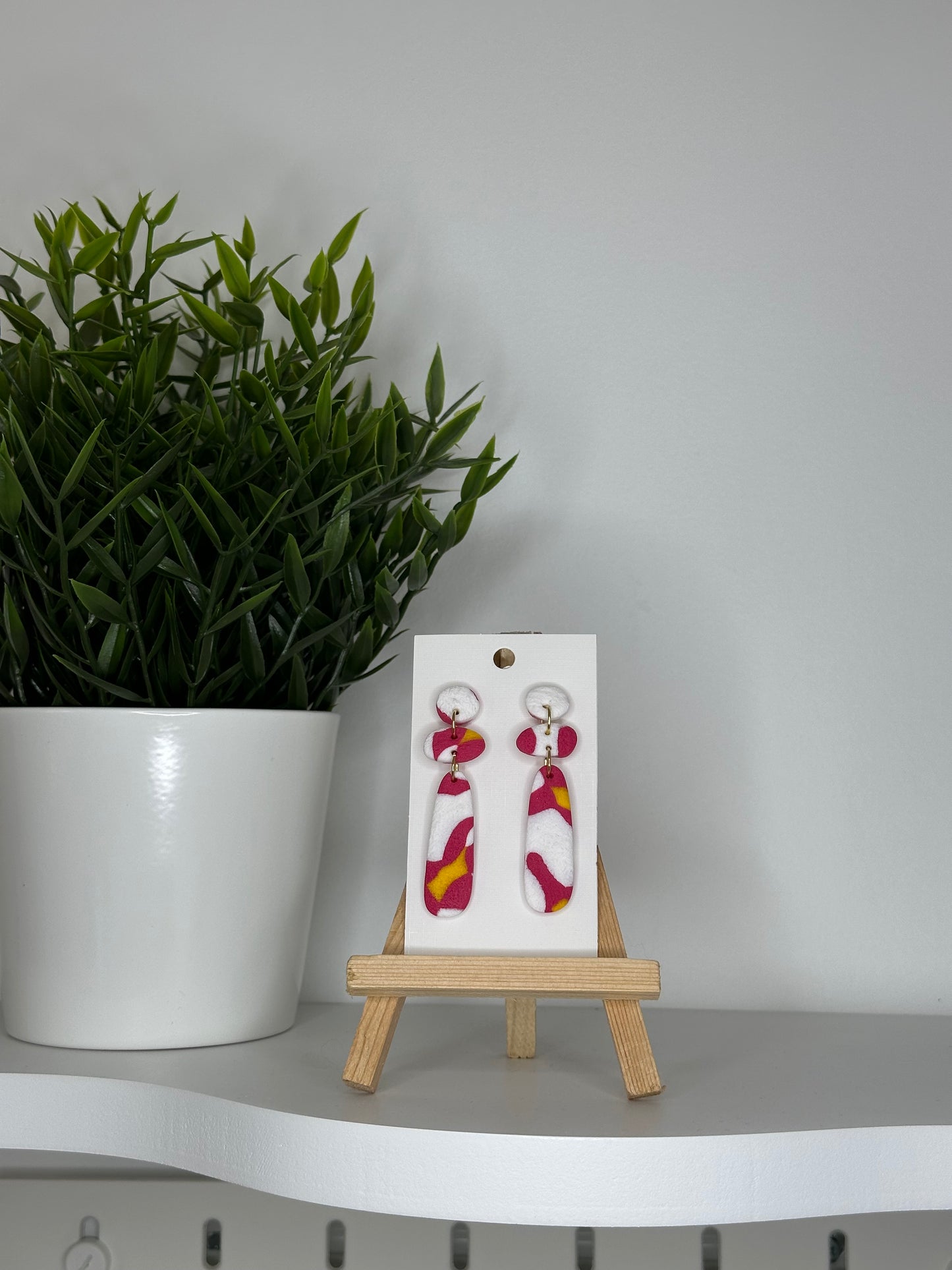 Sana - Blanc Fushia & jaune