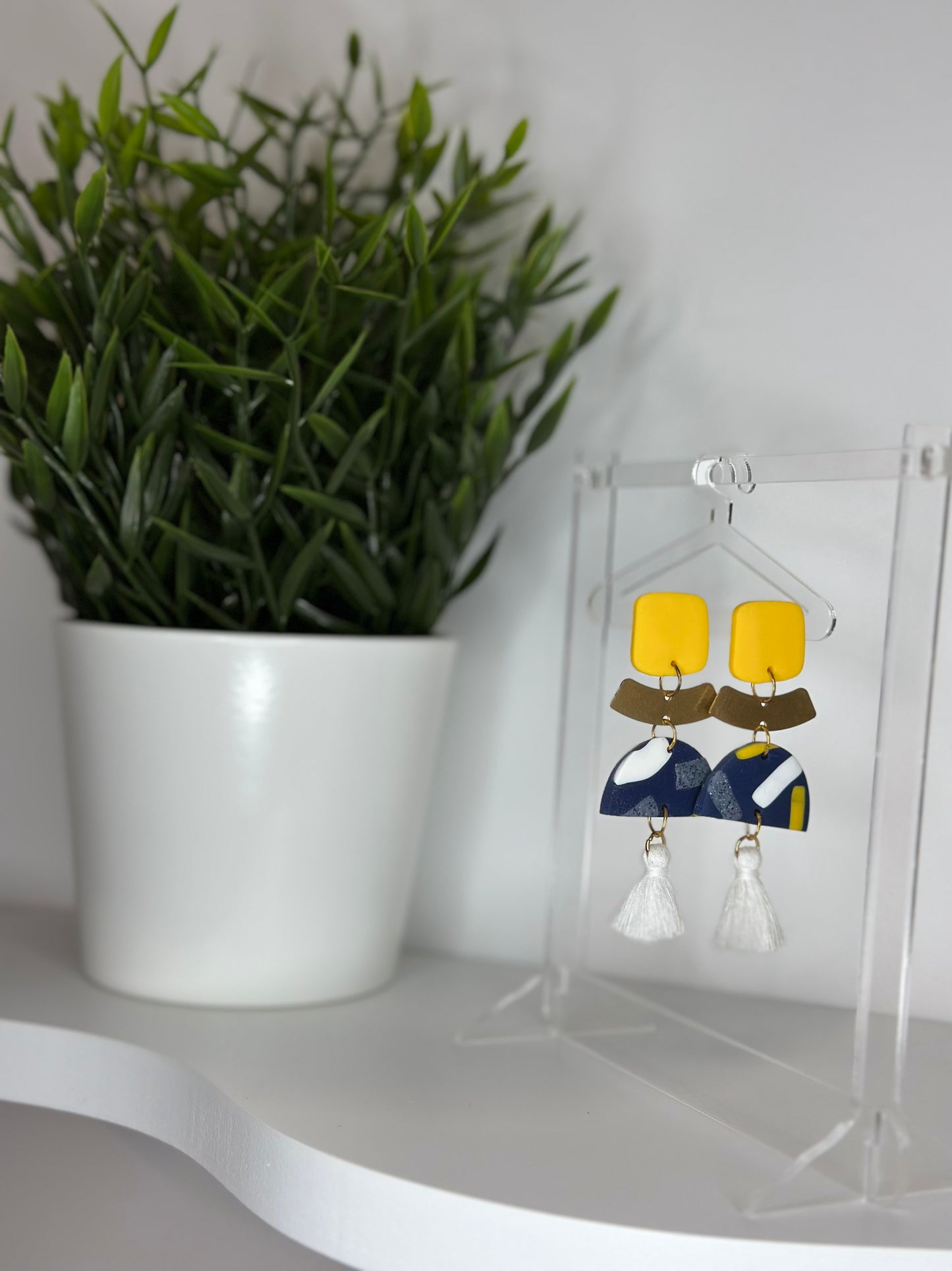 Collection - vermicelles jaune & marine