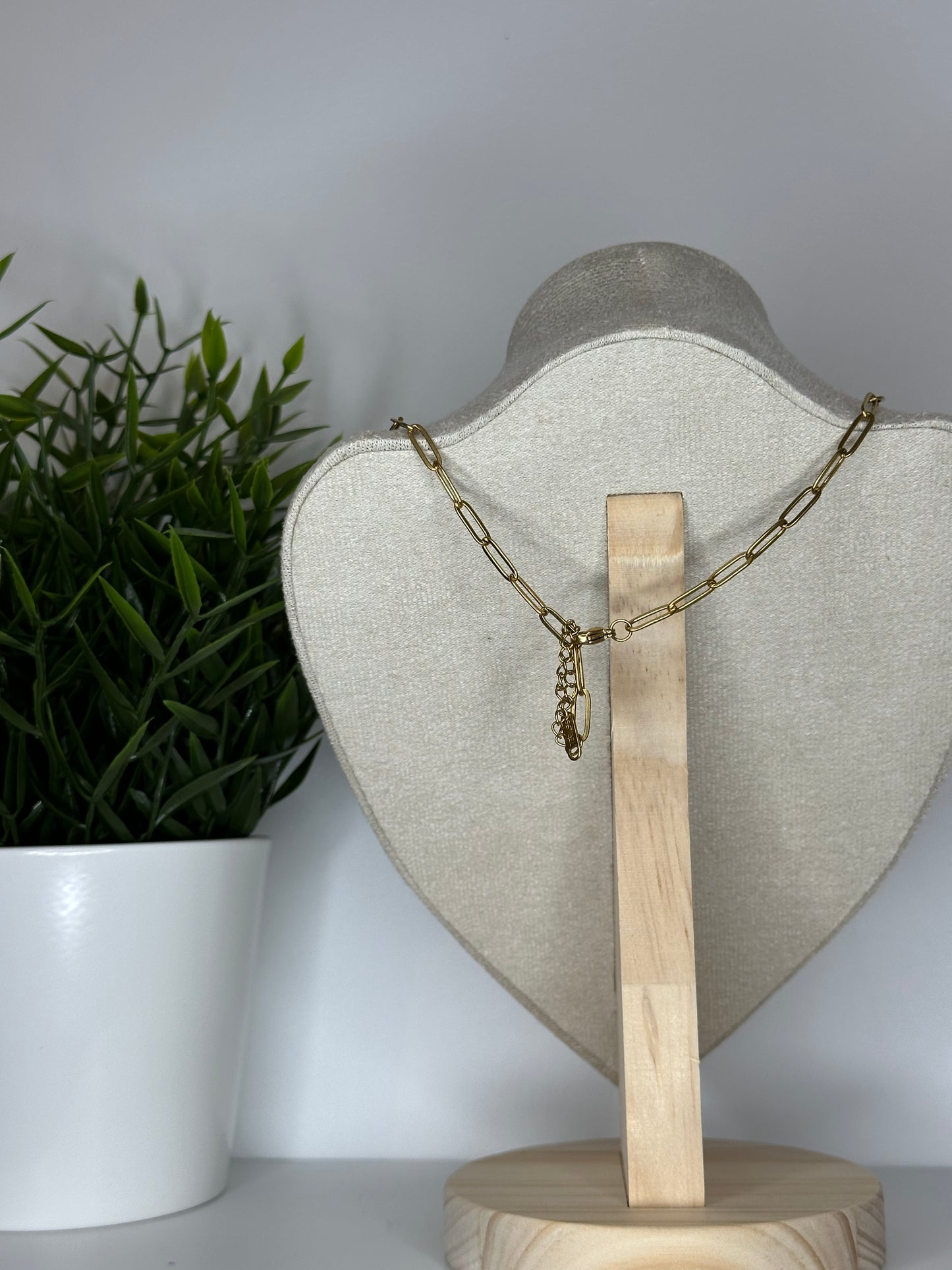 Collier charms - coquillage corail