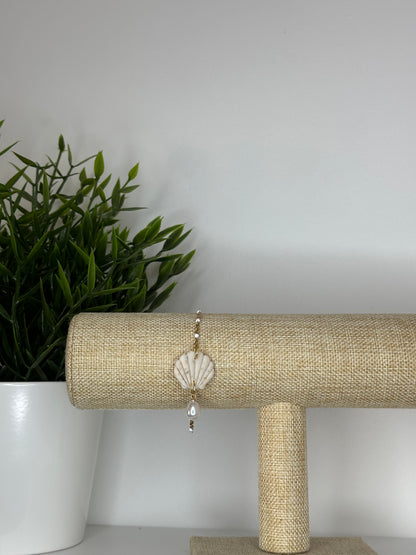 Bracelet coquillage - beige