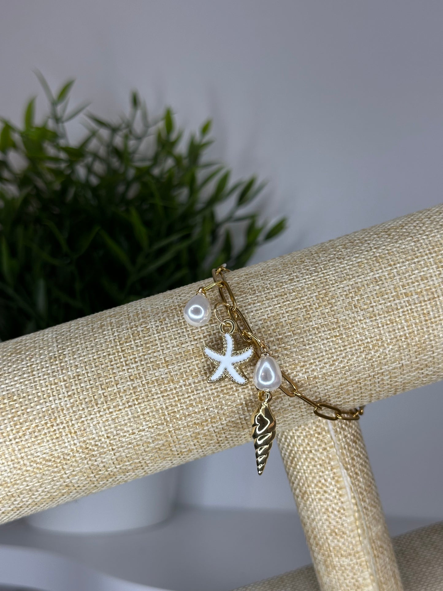 Bracelet charms - étoile de mer