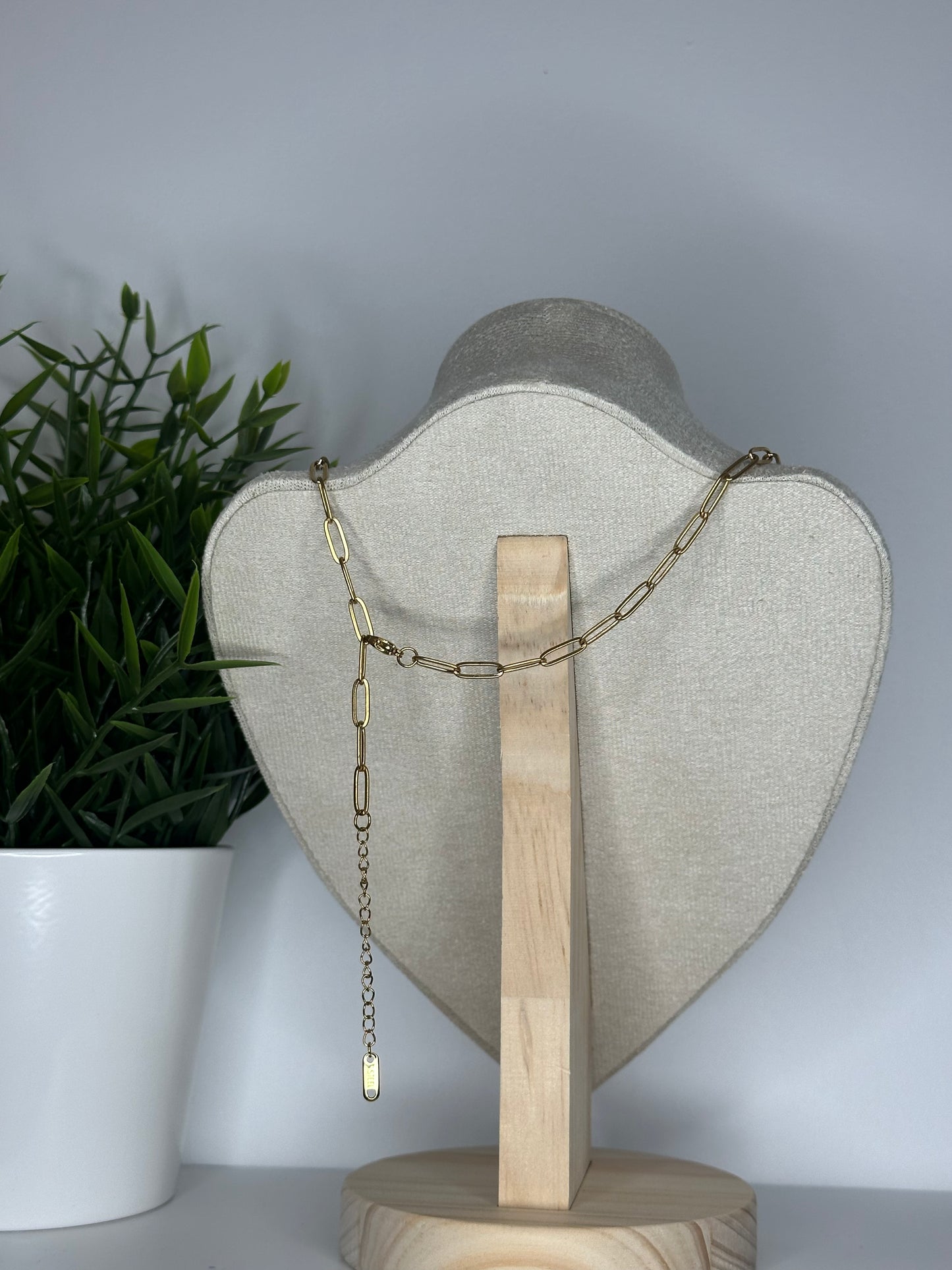Collier charms - coquillage terracota