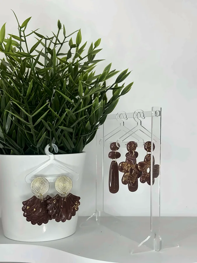 Collection marron marbrée