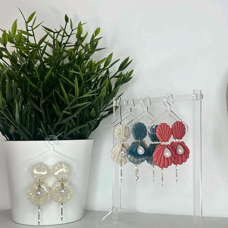Boucles d’oreilles Alba Diverses couleurs – bijou fait main en pâte polymère