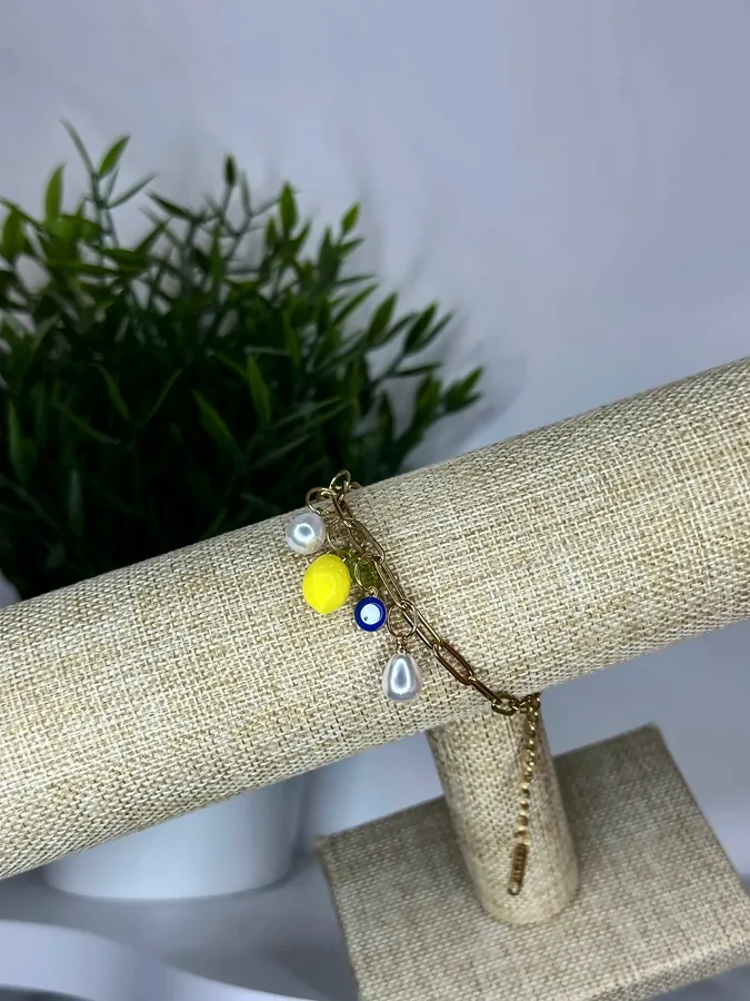 Bracelet charms – citron