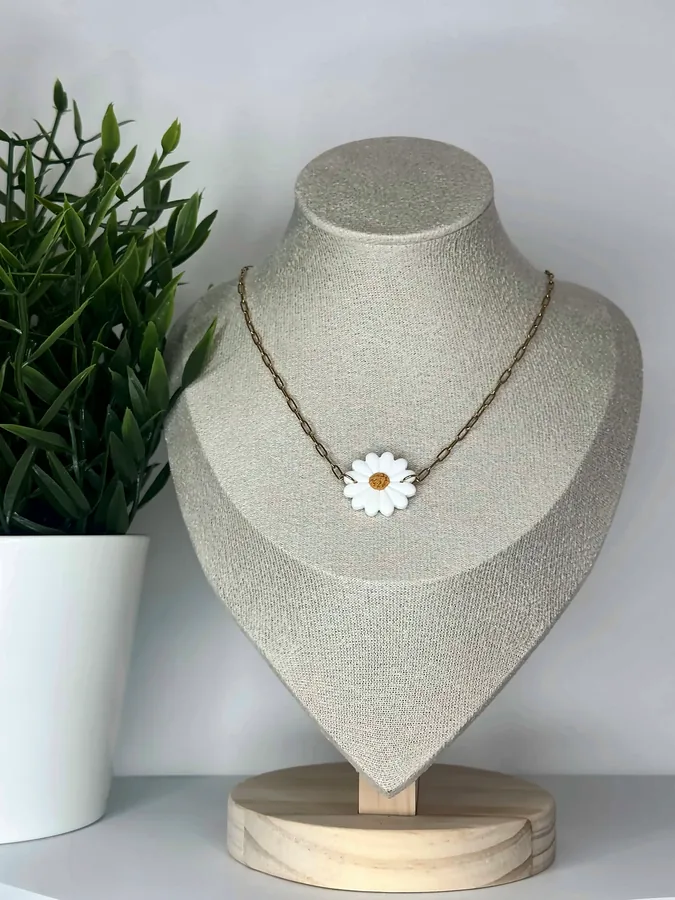 Collier marguerite – Simple