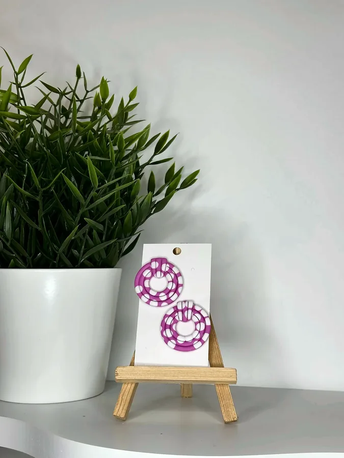 Justine – Rose à pois