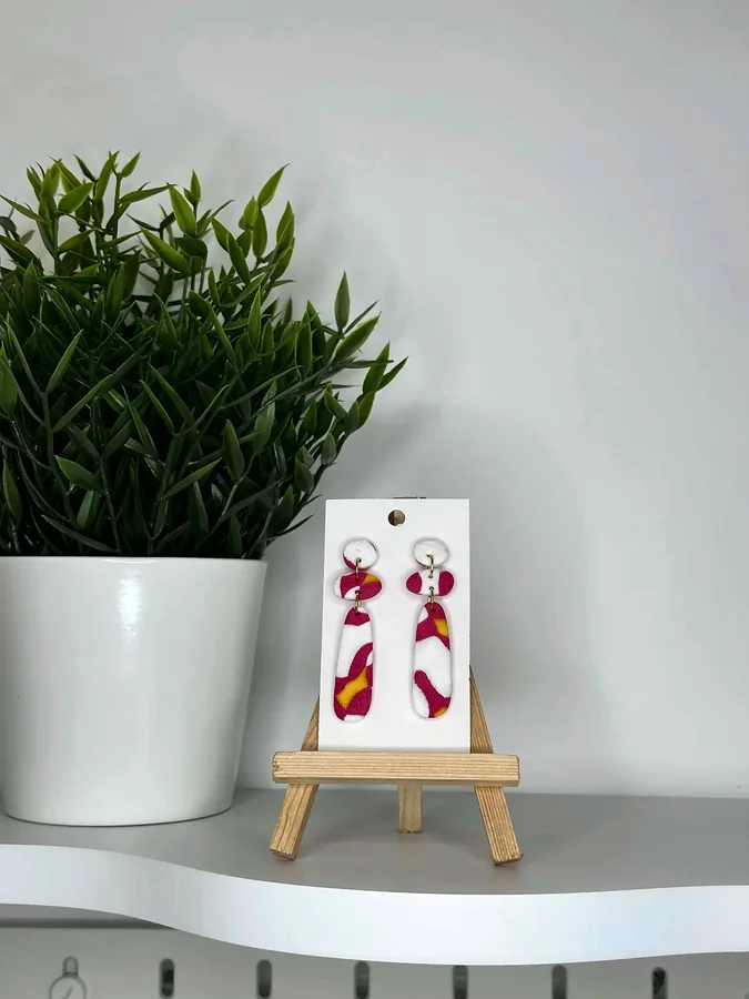 Sana – Blanc Fushia & jaune